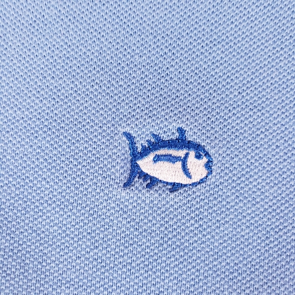 Southern Tide The SkipJack Polo Shirt Men's Size XL Classic Fit Blue Golf Preppy - Picture 5 of 11
